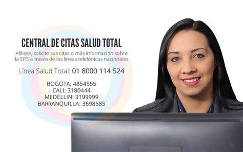 numero de salud total bogota citas|¿Cómo pedir una Cita Salud Total por。